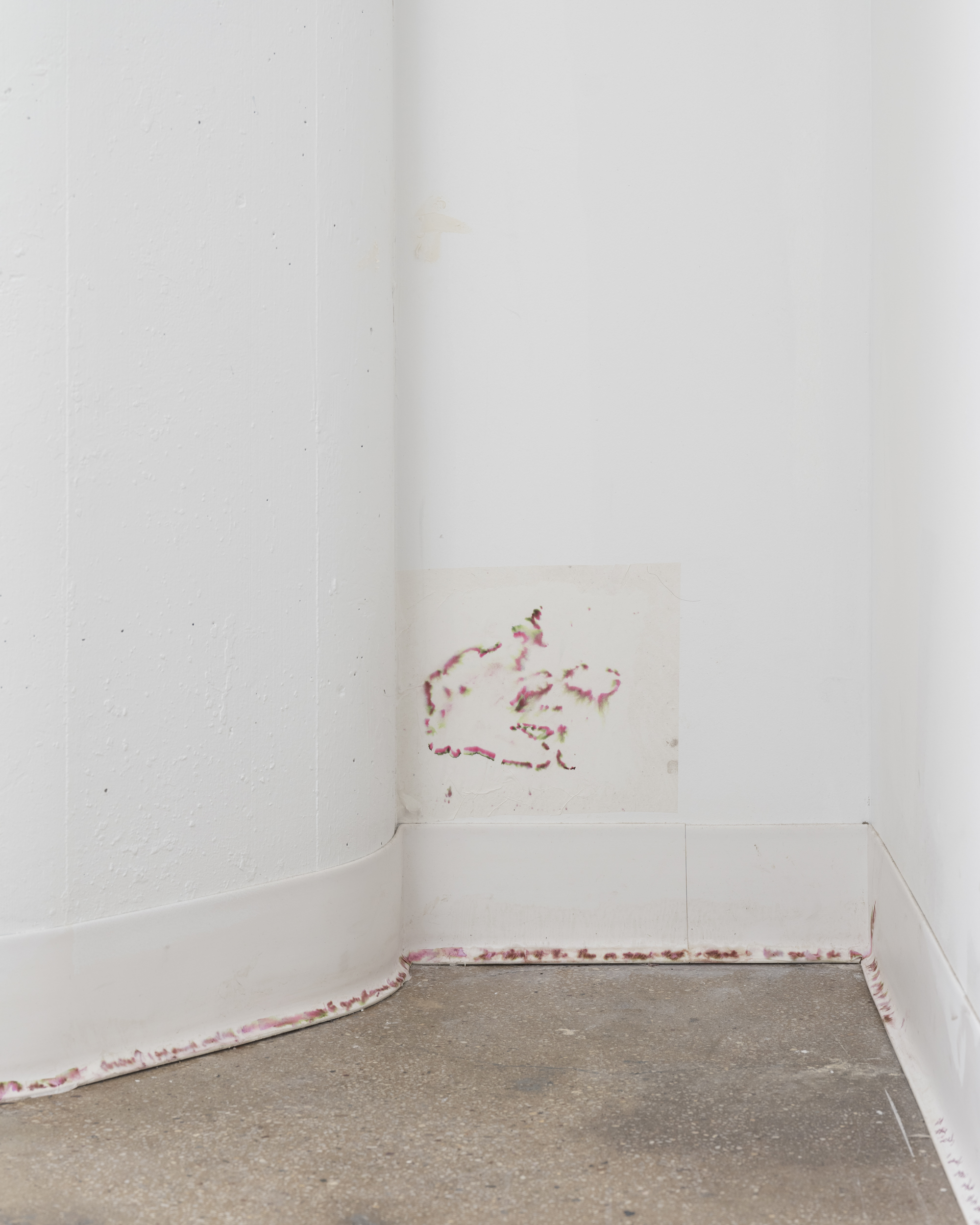 residues from 5-hour durational performance 'Iteration No.2'