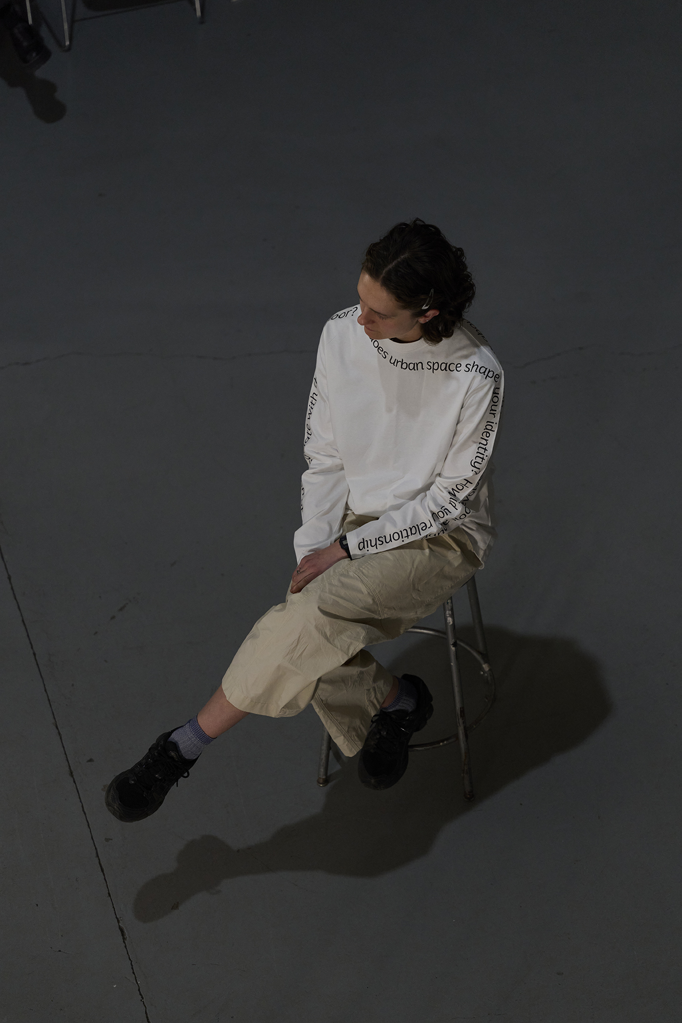 photography documentation of the lecture performance for the intimate shirt publication