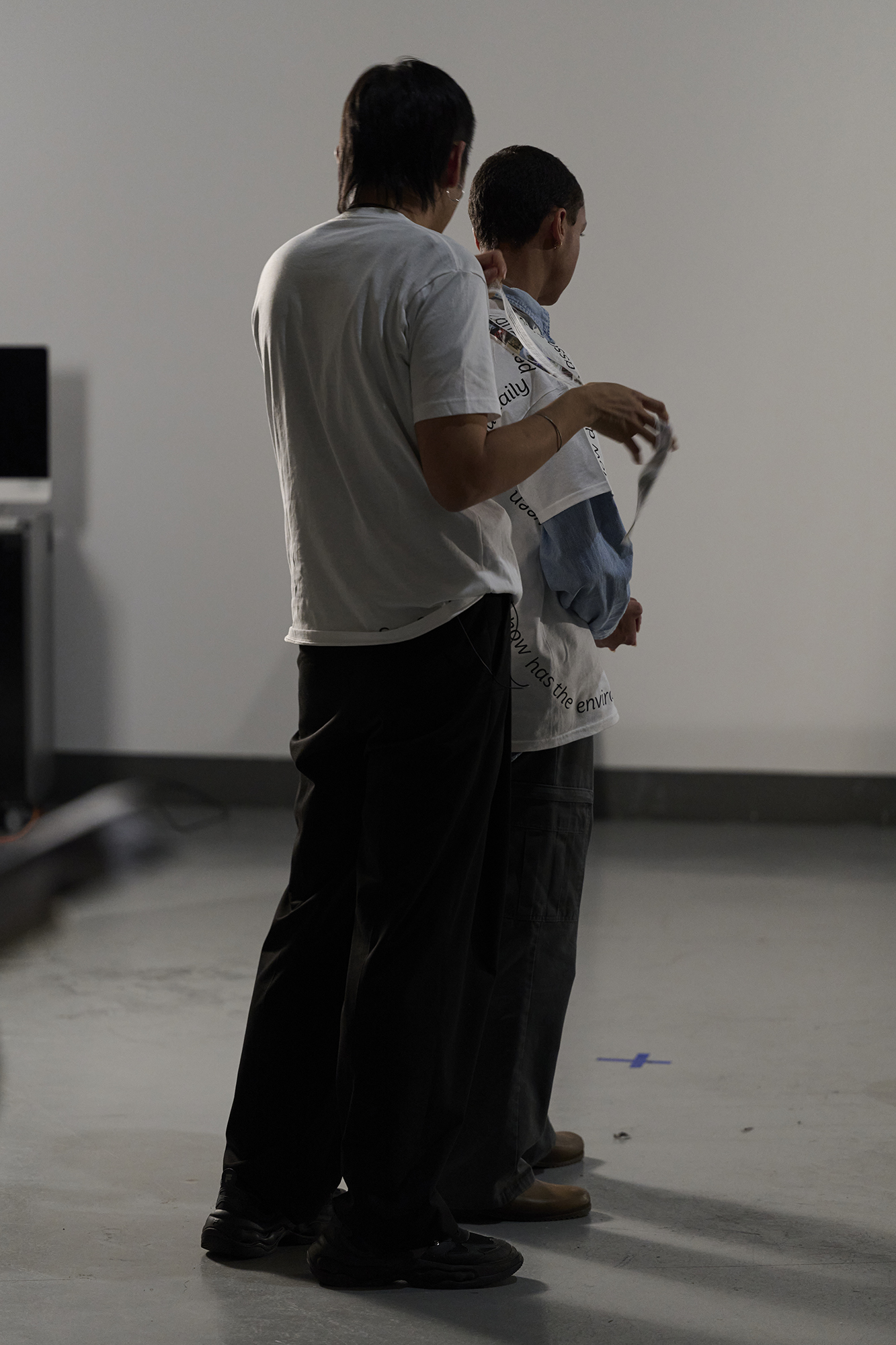 photography documentation of the lecture performance for the intimate shirt publication